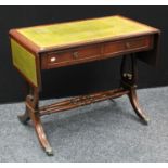 A Regency style mahogany sofa table