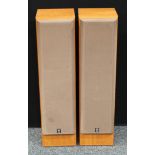 A pair Yamaha floor standing speakers, Model no NS-45E. 88.5cm high, 27.5cm deep, 23.5cm wide.(2)