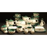 A quantity of Denby Greenwheat pattern dinner and tea ware (quantity)