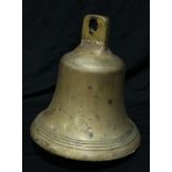 A 19th century bronze ship's bell