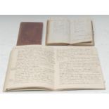 Manuscript - Lett's Pocket Diary and Almanac for 1892, partially filled in ink MS by a farmer's wife