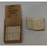 Miniature Book - Liturgy, a late 19th/early 20th century collection of Psalms, no imprint or date,