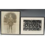 Photography - Military - a photograph, Oxfordshire Yeomanry 1911, the mount with key to names of