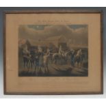 After Henry Alken (1784-1851), a set of four horse racing prints, The First Steeple-Chase on Record,