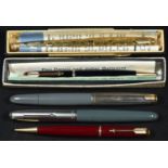 Pens - Parker, various fountain and ball point (5)
