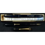 Fountain Pens - a Mabie Todd & Co "Swan" Self-Filler, 14ct gold nib; another, Relief, 14ct gold