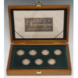 Coins, GB and Empire, George V Sovereigns Collection, 7 sovereigns, comprising 1912 London Mint,