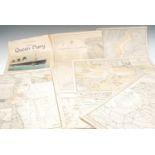 Cartography - Maritime Navigation - a collection of Royal Cruising Club charts, including no.11