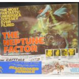 Cinema - a collection of film posters, including 10 The Neptune Factor, the artwork illustrated by