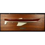 Maritime Interest - a boat builder's half-block hull model, Great Britain II, W.R.T.W.Y.R 73-74,