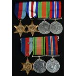 Medals, World War II, a group of four, 1939 - 45 Star, France and Germany Star, Defence Medal,