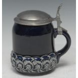 A WWII German stein, inscribed to 6th SS Mountain Division