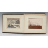 Photography - Switzerland, a mid-late 19th century album of 50 b/w Swiss Alpine and topographical