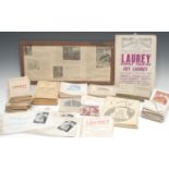 Puppetry - promotional paper ephemera relating to Joy Laurey and The Laurey Puppet Company,