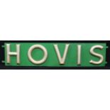 Advertising, Hovis - an early 20th century Hovis rectangular horizontal bakery sign, raised gilded