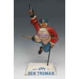 Advertising, Breweriana, Ben Truman - a mid-20th century novelty rubberoid bar statuette in the form