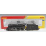 Hornby OO Gauge R2881 LMS Class 5 4-6-0 locomotive and six wheel tender (DCC ready), black livery,