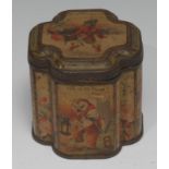 Advertising, Keen's - an early 20th century shaped rounded rectangular pictorial mustard tin, Who
