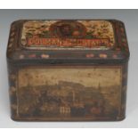Advertising, Colman's Mustard - an early 20th century rounded rectangular pictorial mustard tin, the