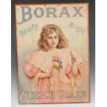 Advertising, Borax Co Limited - a late 19th century rectangular pictorial showcard, depicting an