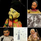 The Late Ron Wells collection (Lots 2001-2013), a much loved family collection of puppets,