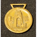 Medal, World War, 1943 German-Italian African Campaign, obv: Arco dei Fileni monument flanked by the