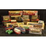 Toys ? Exclusive First Editions 1:76 scale die-cast model buses, boxed; Lledo Trackside models,