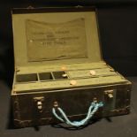 Military Interest - an American Military Oxygen mask kit box, 60622A, Yardley industries US Air
