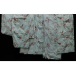 Textiles - a pair of curtains, Blossom, Birds and Butterflies, by Dunelm; another pair similar;