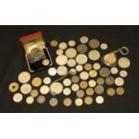 A collection of circulated base metal coinage some A/unc also 50 1973 EC commemorative BU in mint