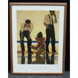 Jack Vettriano, after, a Portland Gallery print, 79.5cm x 59cm