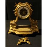 A 19th century French ormolu mantel clock