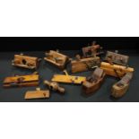 Carpentry - woodworking tools, moulding planes, smoothing planes, including W Marple & Sons, Thos.