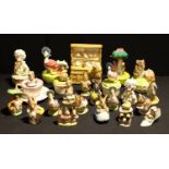 Beswick Beatrix Potter figures including Benjamin Bunny, Jemima Puddleduck, Mr Benjamin Bunny, Mr