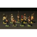 Toys - a collection of Hinton Hunt and other painted lead figures, including a Bavarian Private,