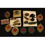 Badges - enamel badges including transport, etc; mid 20th century scout patches
