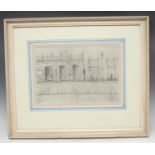 L.S. Lowry Pendlebury bears signature, titled and dated 1949, pen and ink on paper, 25cm x 36cm
