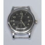 Vertex - A World War II period British Military issue stainless steel gentleman's wristwatch,
