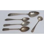 Scottish Provincial Silver - Perth - a George III silver Pointed Old English pattern dessert