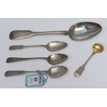 Scottish Provincial Silver - Inverness - a George III Fiddle pattern tablespoon, Jameson & Naughton,