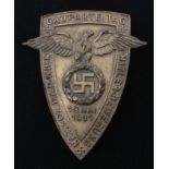 WW2 Third Reich rare Austrian Nazi pre Anschluss rally badge Nat. Soz. D.A.P. Wien Gauparteitag