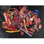 WW2 Third Reich Medal ribbons. A good selection of full size and miniature ribbons.