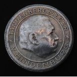 WW2 Third Reich Commemorative Medallion ""Tannenbergsieger V. Hindenburg"".
