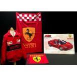 Motoring interest - a Ferrari F1 jacket embroidered with team and sponsors logo size XXL; a