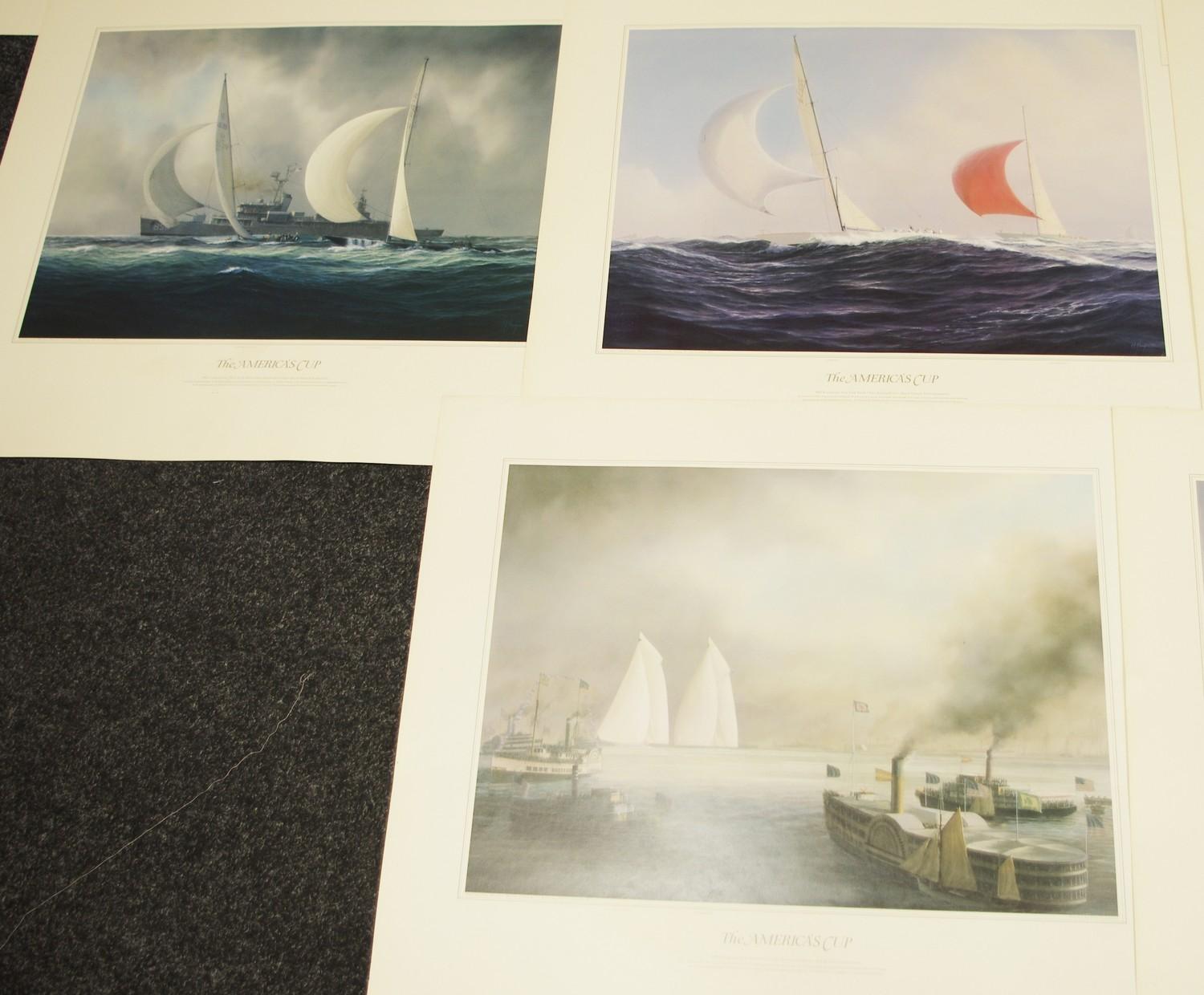 Tim Thompson, a portfolio of 11 prints, "The Americas Cup" - Bild 4 aus 5