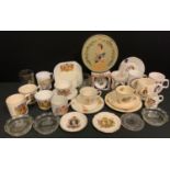 Royal Commemoratives - 1953 coronation tin, cups, glasses, paperweights, etc