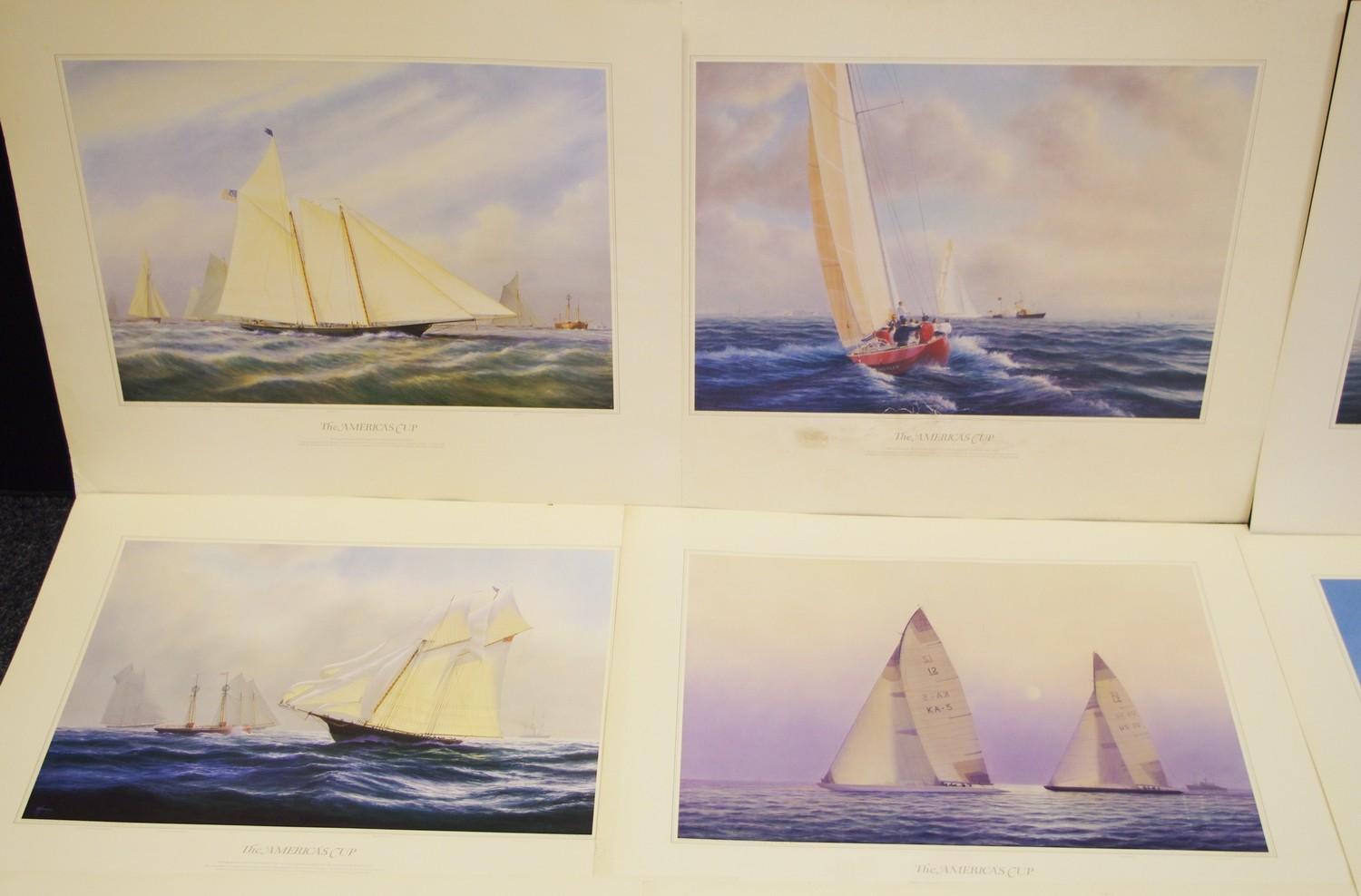 Tim Thompson, a portfolio of 11 prints, "The Americas Cup" - Bild 2 aus 5