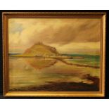 Edgar M Ward (Exh.1878) St Michael's Mount signed, titled, oil on canvas, 54cm x 69cm