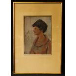 Cenga (20th century) Portrait of a Lady, half length signed, pastel, 30cm x21.5cm