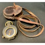 WWI British Verners Pattern VII Officers Military Compass by Cruchon and Emons, dated 1916 with